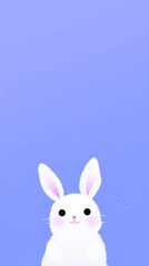 Obraz premium Rabbit selfie cute wallpaper animal cartoon mammal.