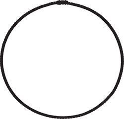 necklace isolated on white background