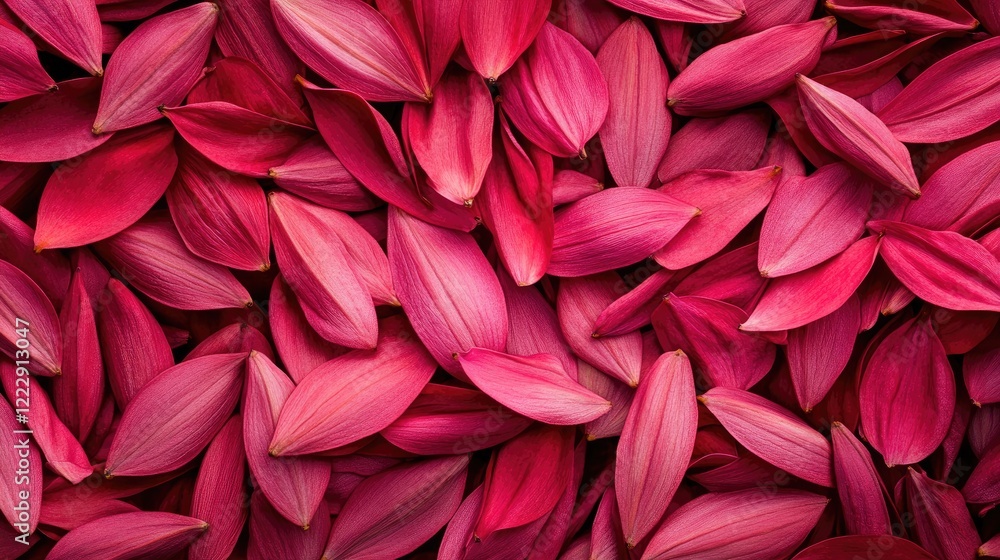 Poster Vibrant Close Up of Pink Flower Petals with Ample Space for Custom Text or Design Applications