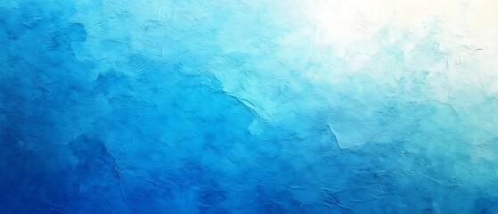 Deep Blue Teal Gradient Abstract Background with Grainy Texture and Soft Lighting