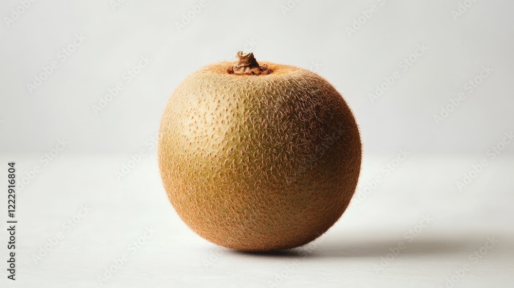Poster fresh kiwi fruit close up showcasing textured skin on a bright background with space for text or bra
