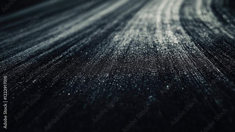 Aufkleber Textured road surface in a dynamic angle creating depth with ample empty space for overlaying text or graphics in a minimalist design
