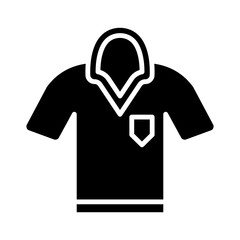 Golf Apparel glyph icon