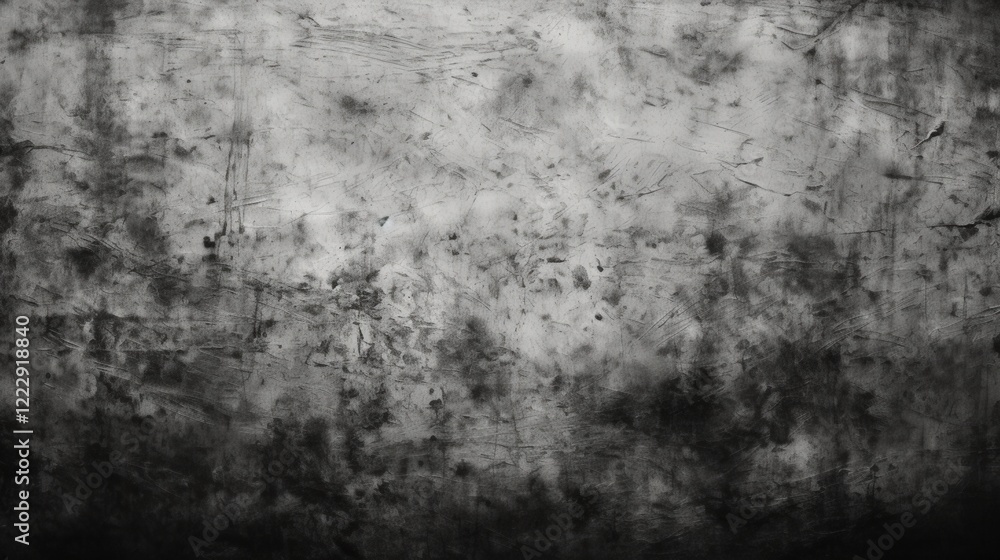 Poster grunge black and white texture with dark and messy appearance, capturing dust and overlapping elemen