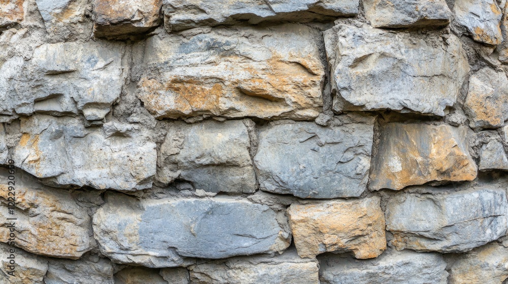 Aufkleber weathered stone wall texture background with uneven surfaces and earthy tones ideal for design proje