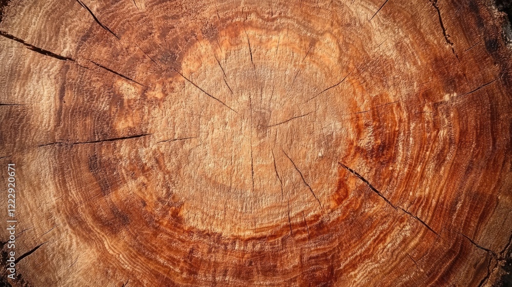 Aufkleber Bark texture on tree trunk with rich brown hues highlighting natural wood patterns and textures ideal for design and nature backgrounds