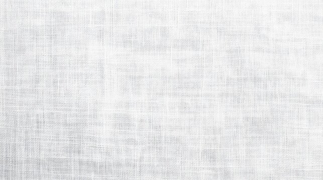 White linen fabric texture close up with soft natural fibers and empty space for design or text overlay backgrounds