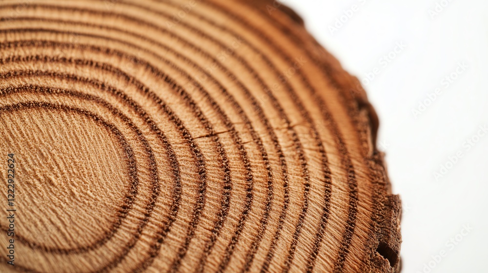 Poster close-up view of a tree ring showing natural patterns and textures in wood.