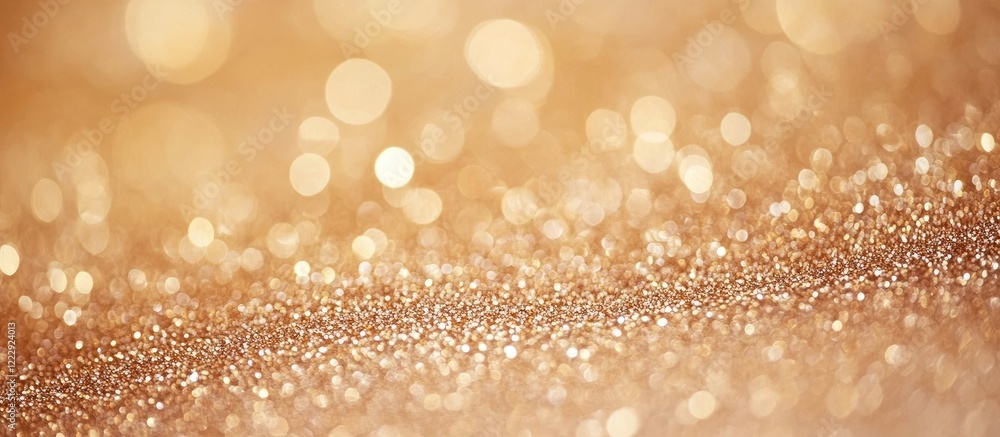 Poster elegant dark gold glitter background with blurred bokeh effect ideal for product display and text ov