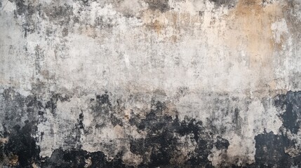 Textured grunge wall background with peeling paint and empty space for creative text or graphics design use