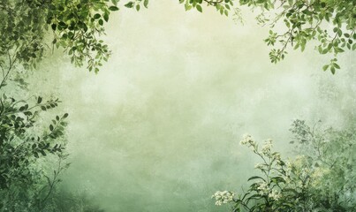 Modern Interior Design with a Lush Green Wall and Natural Light