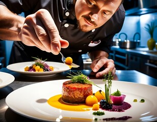 chef preparing food