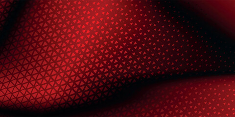 Abstract Vector Halftone Triangle Pattern Geometric Technology Background. Triangle Halftone Texture. Dynamic Technology Wallpaper