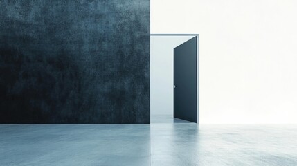 Comparison Strategies for Defining Spatial Limits with Open Doorway and Blank Area for Textual Content