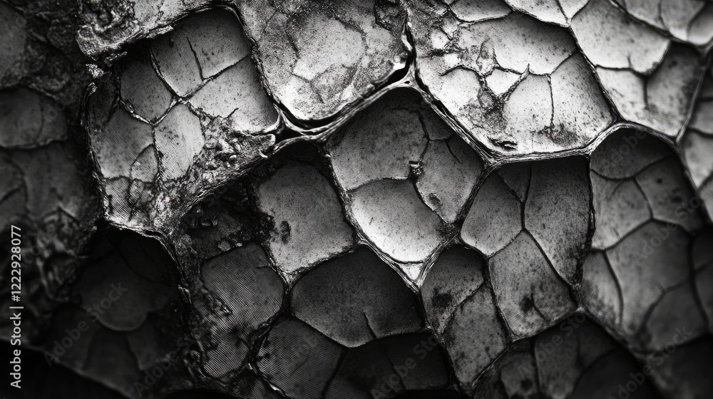 Poster close-up of intricate natural textures showcasing detailed patterns with ample space for overlay tex
