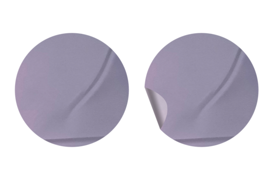 Blank Round Sticker for Mock up Template - 33