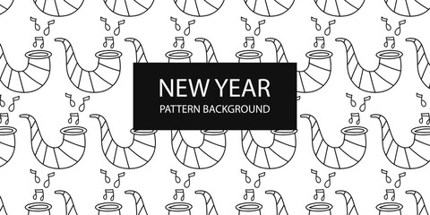Popular new year pattern backgrkound. design textile. Simple sketch line style emphasis, attention, pattern elements. Vector illustration.
