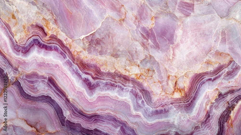 Poster vibrant pink and purple swirl marble texture background with space for text or design elements in el