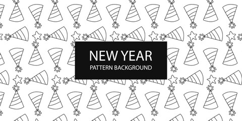 Popular new year pattern backgrkound. design textile. Simple sketch line style emphasis, attention, pattern elements. Vector illustration.