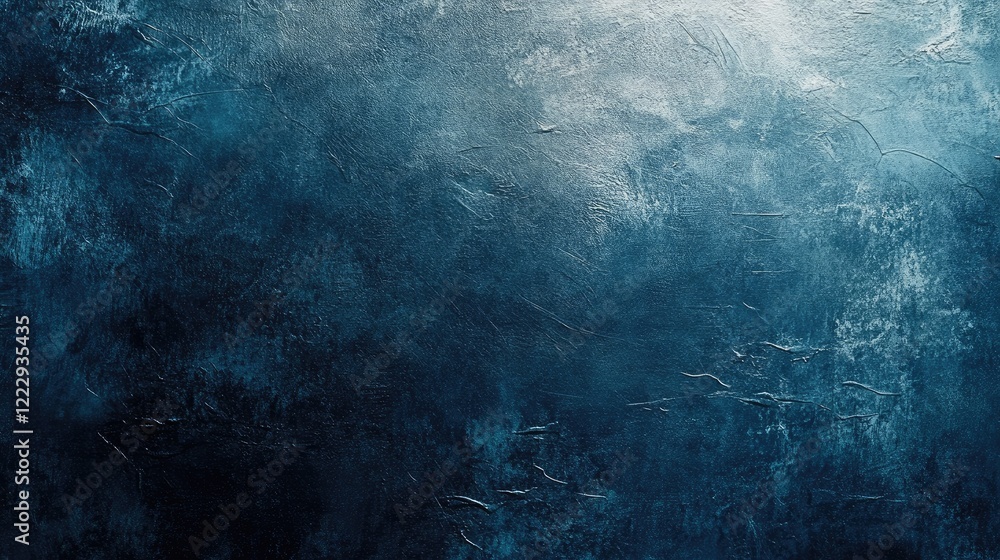 Poster elegant deep blue venetian plaster texture suitable for backgrounds and designs offering a sophistic