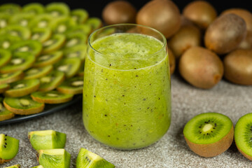 Creamy Kiwi Smoothie A Healthy and Vibrant Fruit Drink