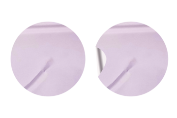 Blank Round Sticker for Mock up Template -35