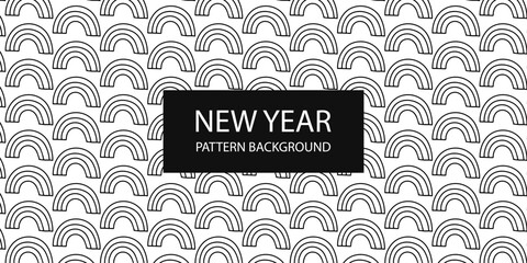 Popular new year pattern backgrkound. design textile. Simple sketch line style emphasis, attention, pattern elements. Vector illustration.