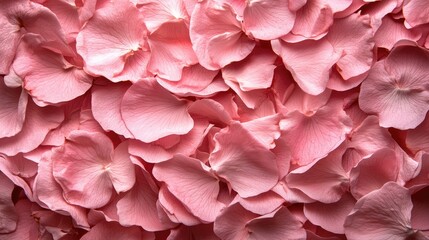 Delicate pink flower petals background with soft details and ample empty space for creative text or design elements