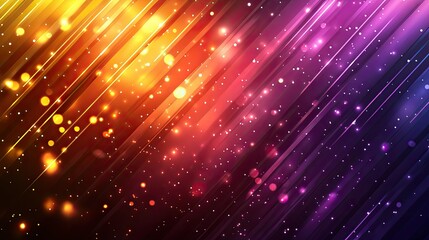 Abstract Diagonal Lines Glowing Lights And Sparkles Background