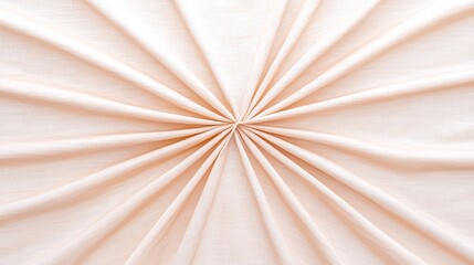 Close-Up View of Eco-Friendly Cotton Fabric Showing Pleats and Textures