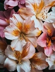 Bunch of flowers close-up