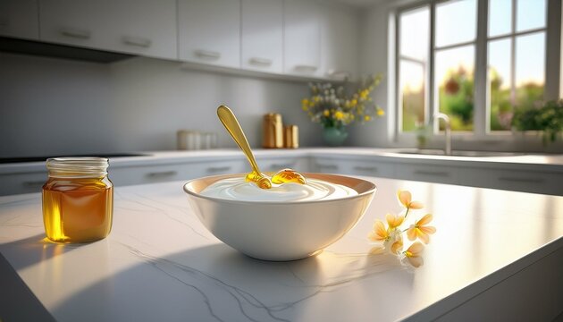 Joghurt mit Honig