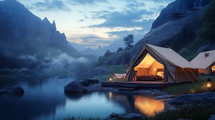 romantic stylish luxury charming modern tent designs
