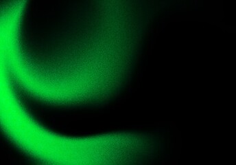 Grainy gradient background dark grainy black Green abstract noise texture banner header backdrop design