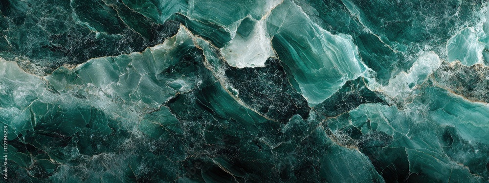 Poster elegant green marble texture with dramatic natural patterns ideal for backgrounds and text overlay i