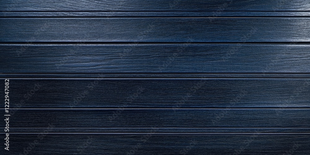 Poster elegant dark blue wooden panel texture with space for text and design elements