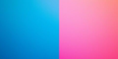 Fototapeta premium A gradient image featuring vibrant blue on the left and soft pink on the right, creating a visually appealing contrast.