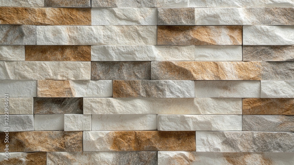 Leinwandbilder Stone wall background texture highlighting stability and durability with ample empty space for creative text placement and design use.