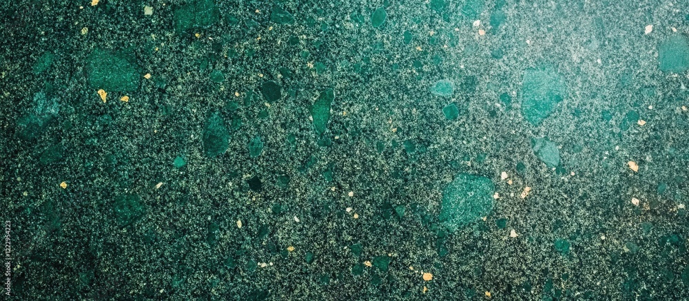 Leinwandbilder green terrazzo background texture eco friendly concrete with glittery accents ideal for web and desi