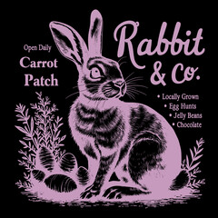 Vintage Girl Easter Spring SVG Clipart