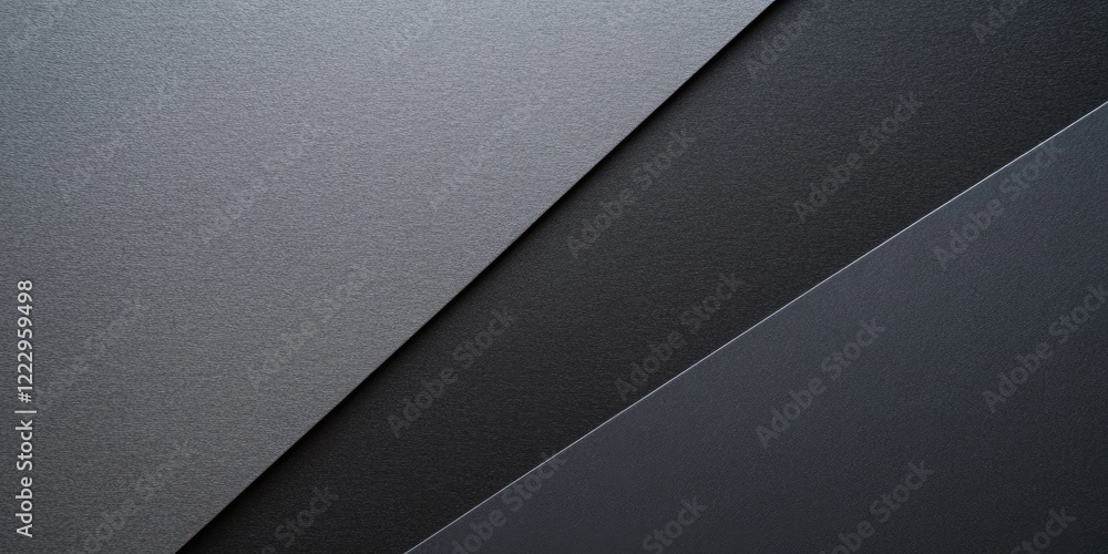 Aufkleber Elegant Dark Gray and Black Paper Texture Background with Empty Space for Text and Design Elements