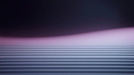 Subtle waves of light create a serene landscape in soft lavender and deep shadows, evoking calmness and tranquility