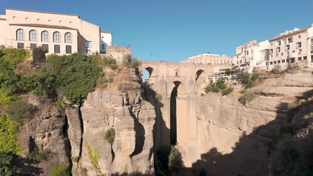 View of the New Bridge of Ronda, Andalusia, Spain