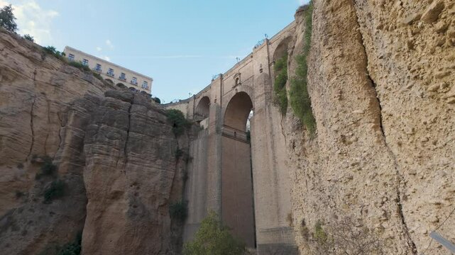 View of the New Bridge of Ronda, Andalusia, Spain