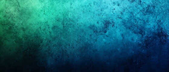 Obraz premium Blue and green abstract textured background 
