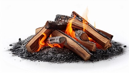 Naklejka premium fire in a bucket