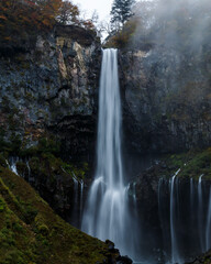 日光　紅葉　いろは坂