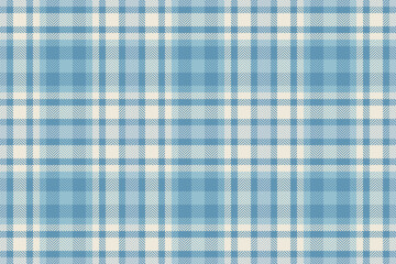 Apartment seamless texture plaid, bandanna check vector tartan. Chequered fabric pattern background textile in light and cyan colors.