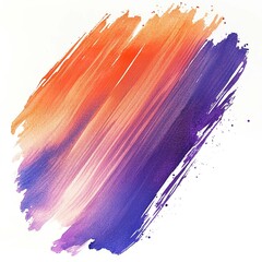 watercolor background brush strokes, orange and blue