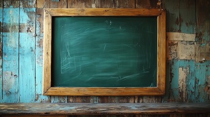 A Rustic Chalk Board Framed in Natural Wood Surrounded by a Warm Ambiance Perfect for Creative Expression in Educational Settings or Cozy Home Environments Inviting Engagement and Inspiration